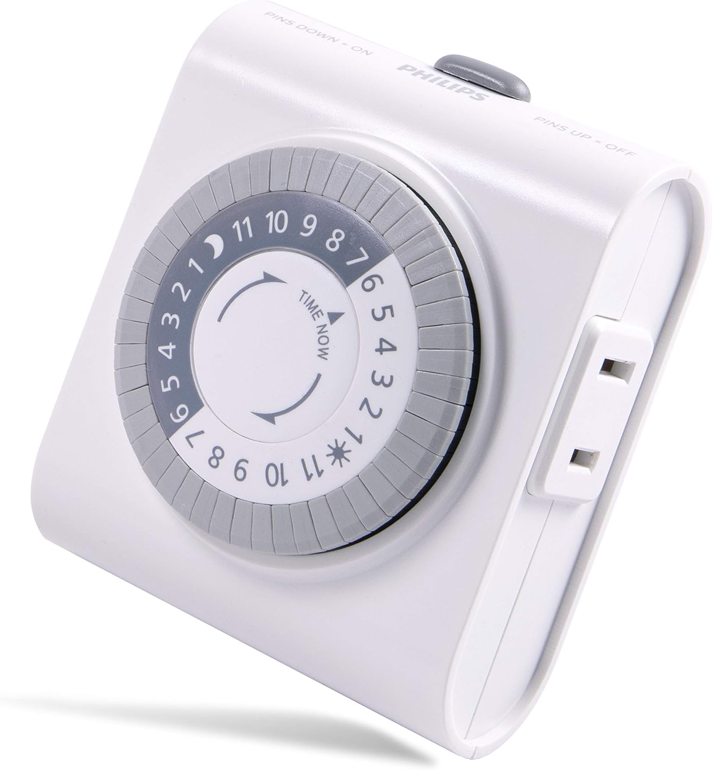 PHILIPS SPC1237AT/27 Plug-in Timer, White