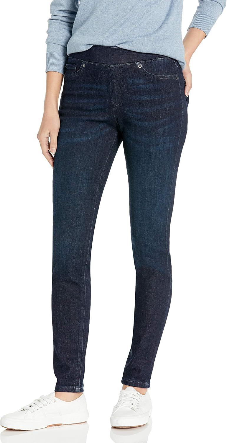 Amazon Essentials Women's Mid-Rise Stretch Pull-On Jegging (Available in Plus Size)