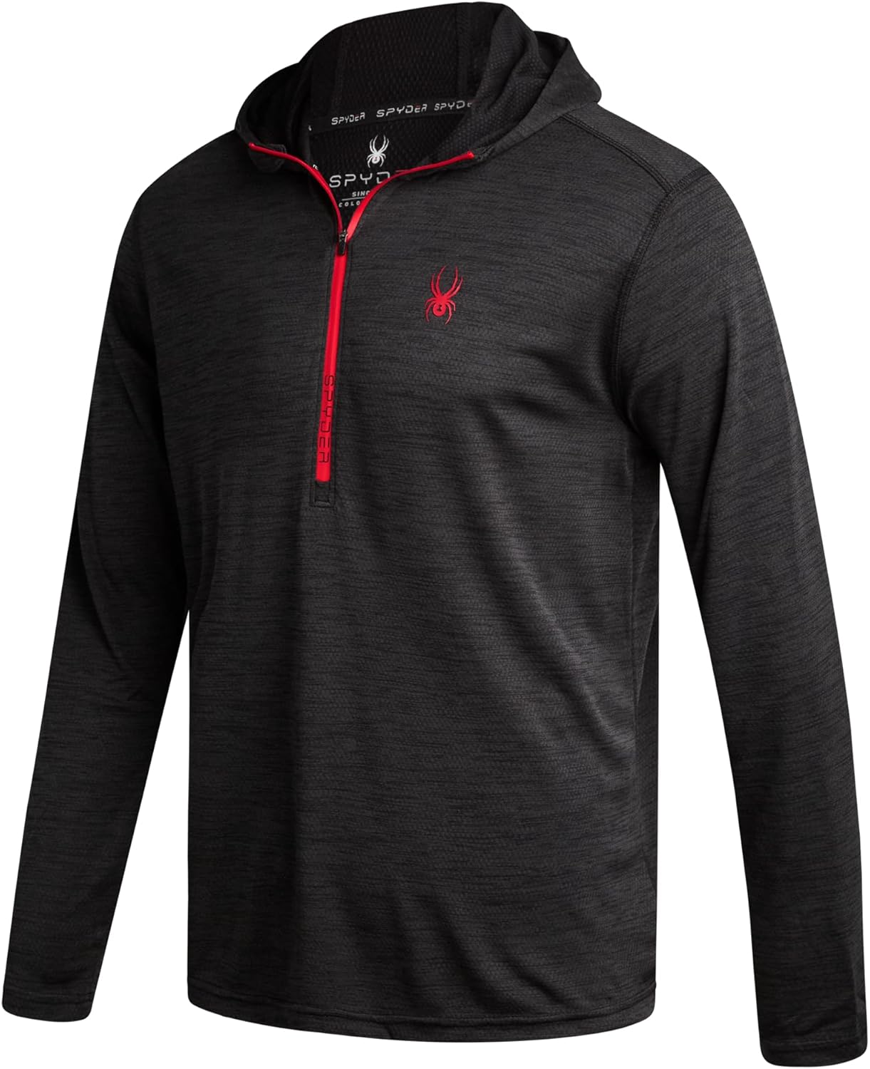 Spyder Mens Sweatshirt - Lightweight Athletic Half Zip Pullover Mens Hoodies - UPF 30+ Dry Fit Long Sleeve Sun Shirts for Men