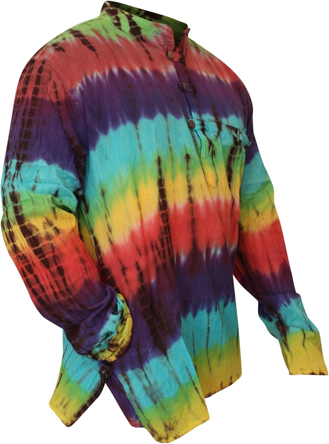 Shopoholic Fashion Colorful Tie Dye Festival Shirts for Men
