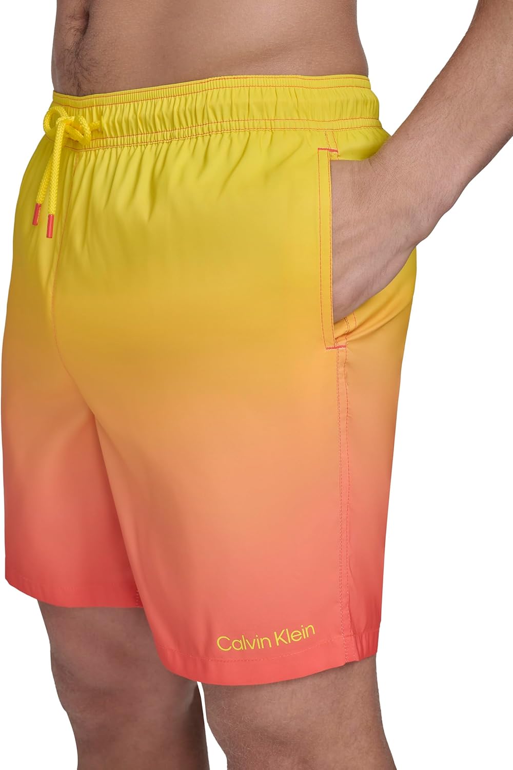 Calvin Klein Men's Volley Quick Dry Lightweight Swim Trunk