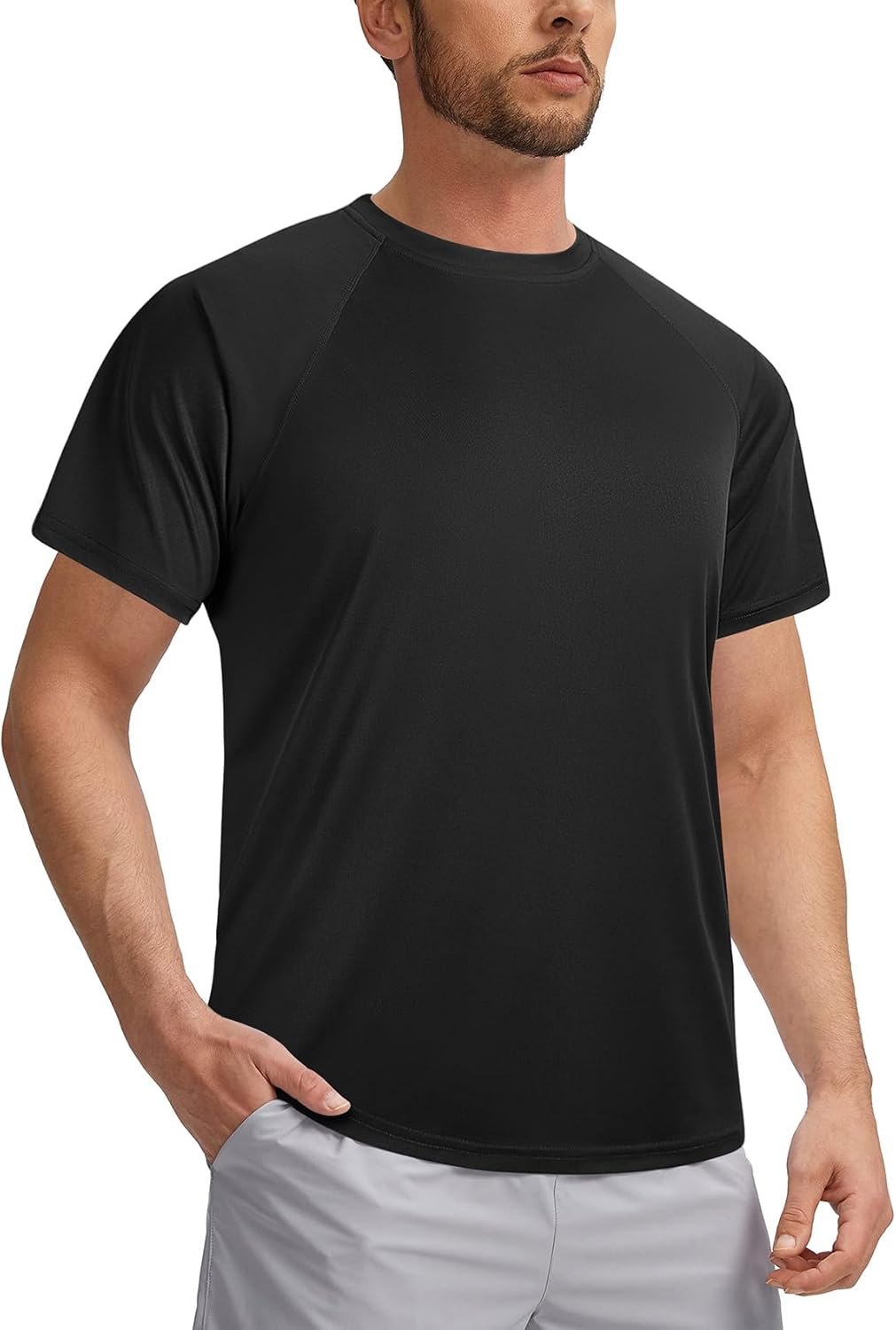 Men's Sun Protection Shirts UV SPF UPF 50+ Swim Shirt Long Sleeve Quick Dry Lightweight Sun Shirt Hiking Fishing Running