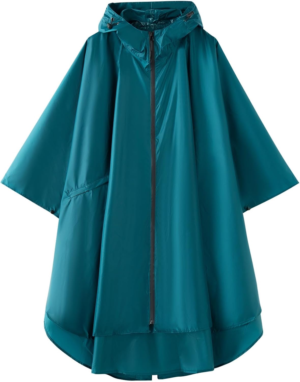 Cloak raincoat Unisex poncho Adult hooded men and women with pockets Mountaineering hiking rainstorm prevention