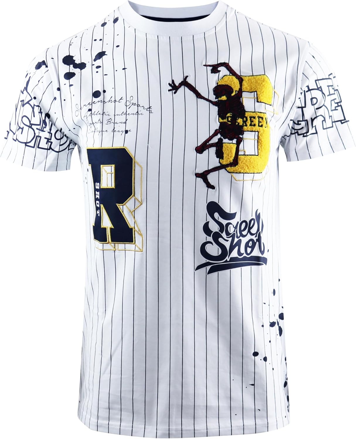 SCREENSHOT-TEE5202 Mens Hip-Hop NYC Streetwear Ultra Premium Technique Tee