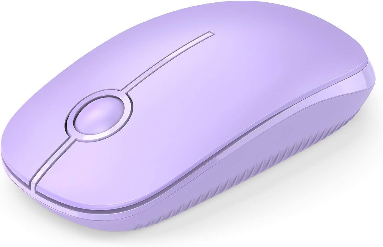 Wireless Mouse - 2.4G Slim Portable Computer Mouse with Nano Receiver, Less Noise Mobile Optical Mice for Notebook, PC, La...