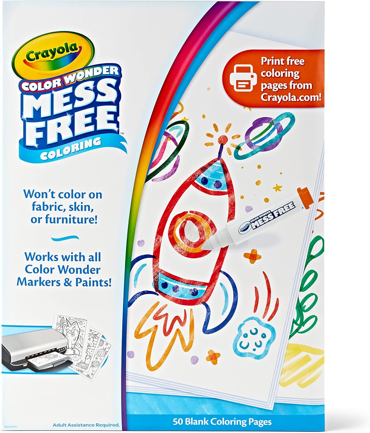 Crayola Color Wonder Magic Light Brush, Mess Free Painting Station for Kids, Gift for Kids, Toddler Toys & Activities, Age...