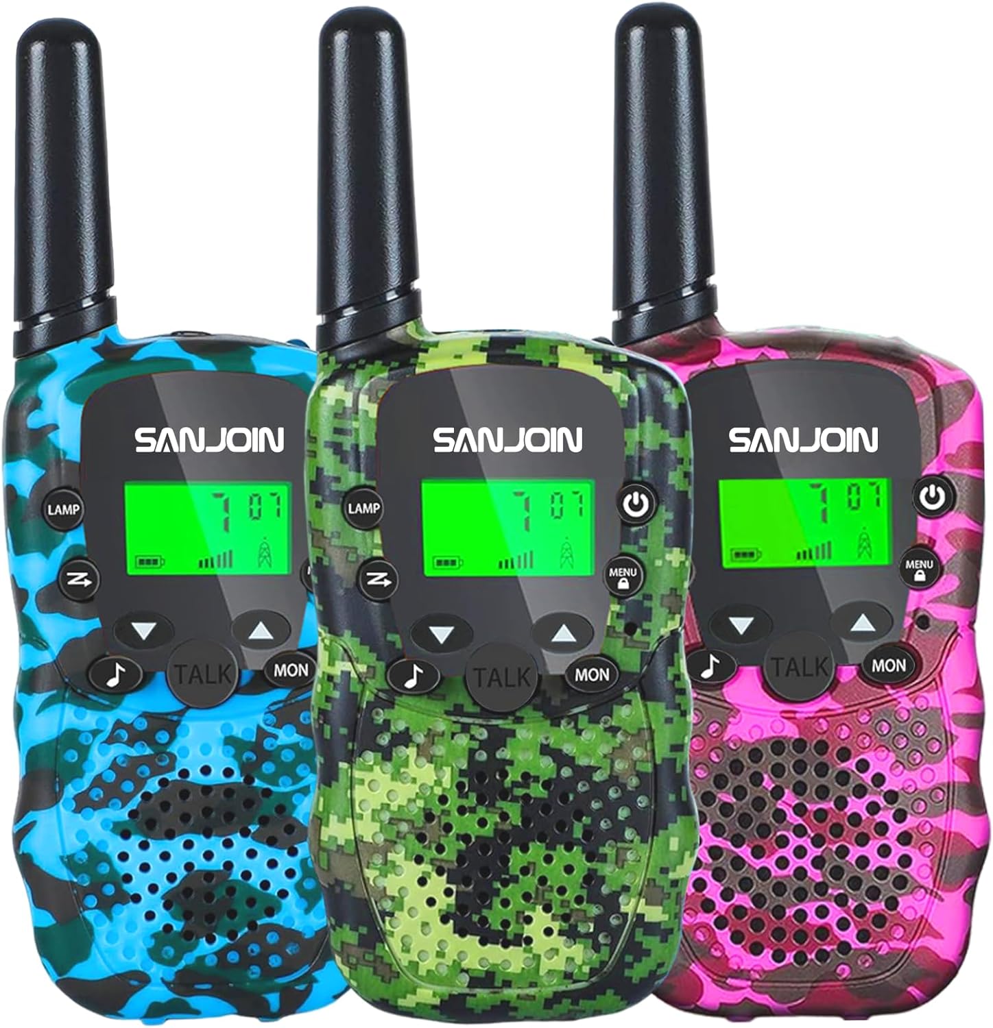 Walkie Talkies for Kids Toys for Boys Girls 4-6, 3 Miles Range Walkie Talkie to Camping, Outdoor 4 Year Old Girl Birthday ...