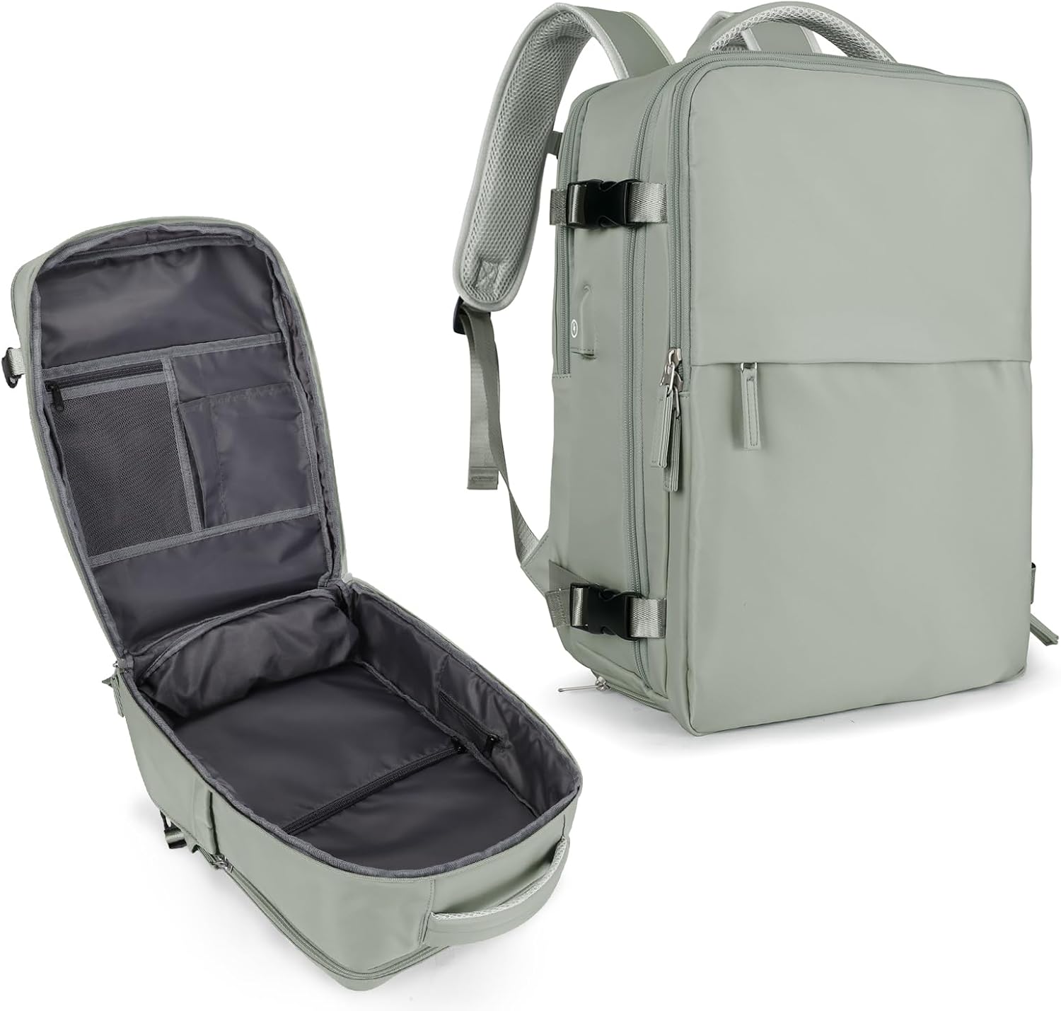 coowoz Travel Backpack For Women Men Airline Approved,Carry On Backpack,Large Hiking Backpack Waterproof Outdoor Sports Ru...