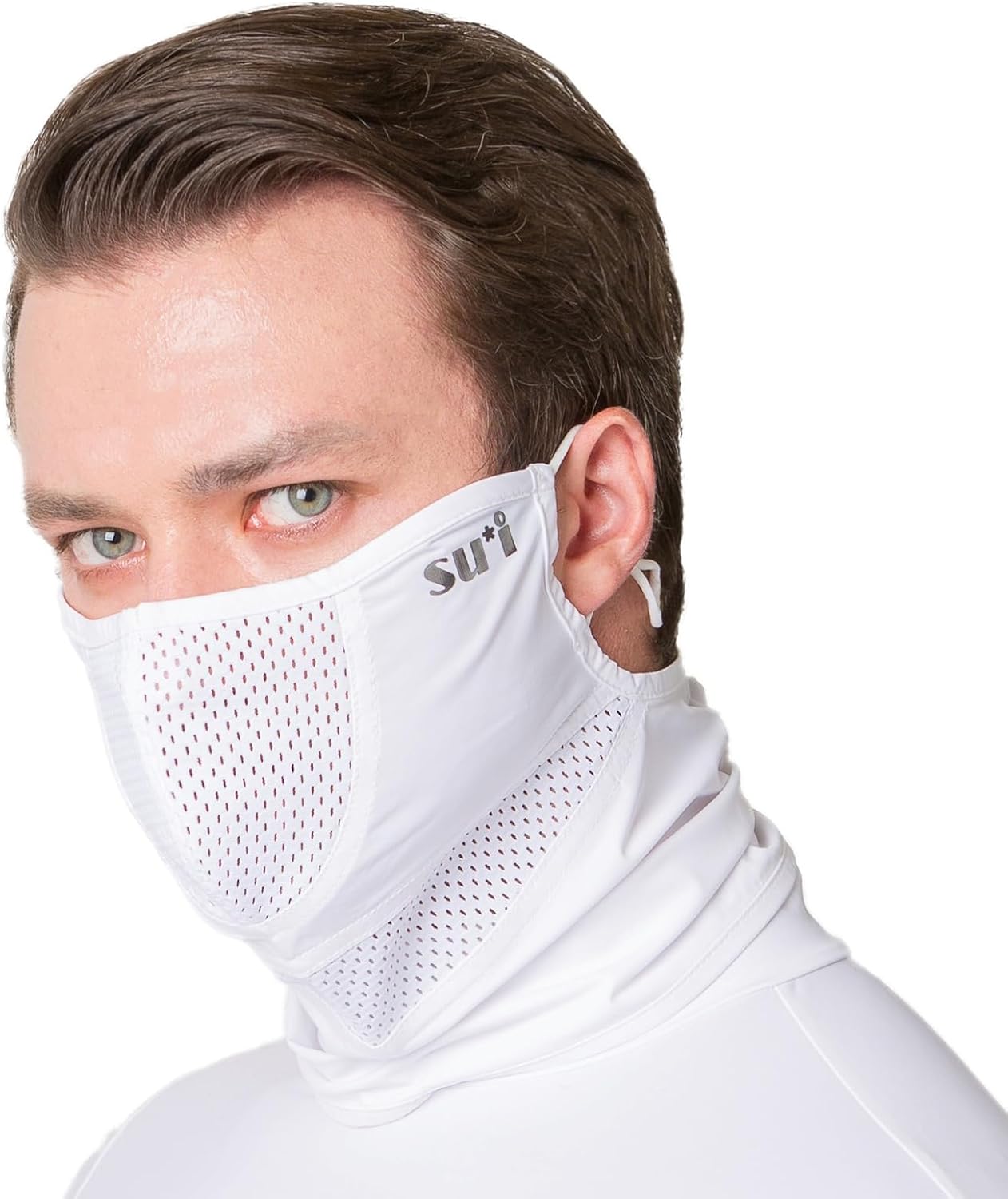 SUIGOLF KOREA (Type H) UV Sun Protection Balaclava Half Face Mask - For Golf, Hiking, Running, Cycling & Outdoor Sports