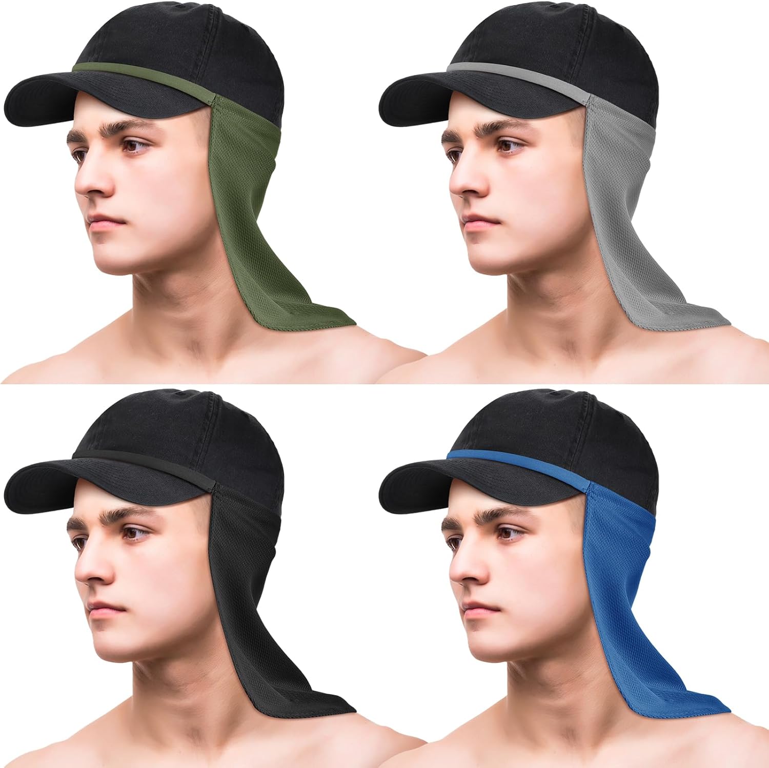 Tatuo Unisex Neck Gaiter UV Face Cover Sun Protection Neck Drape Multifunctional 2 in 1 Face Covering for Outdoor Sports F...