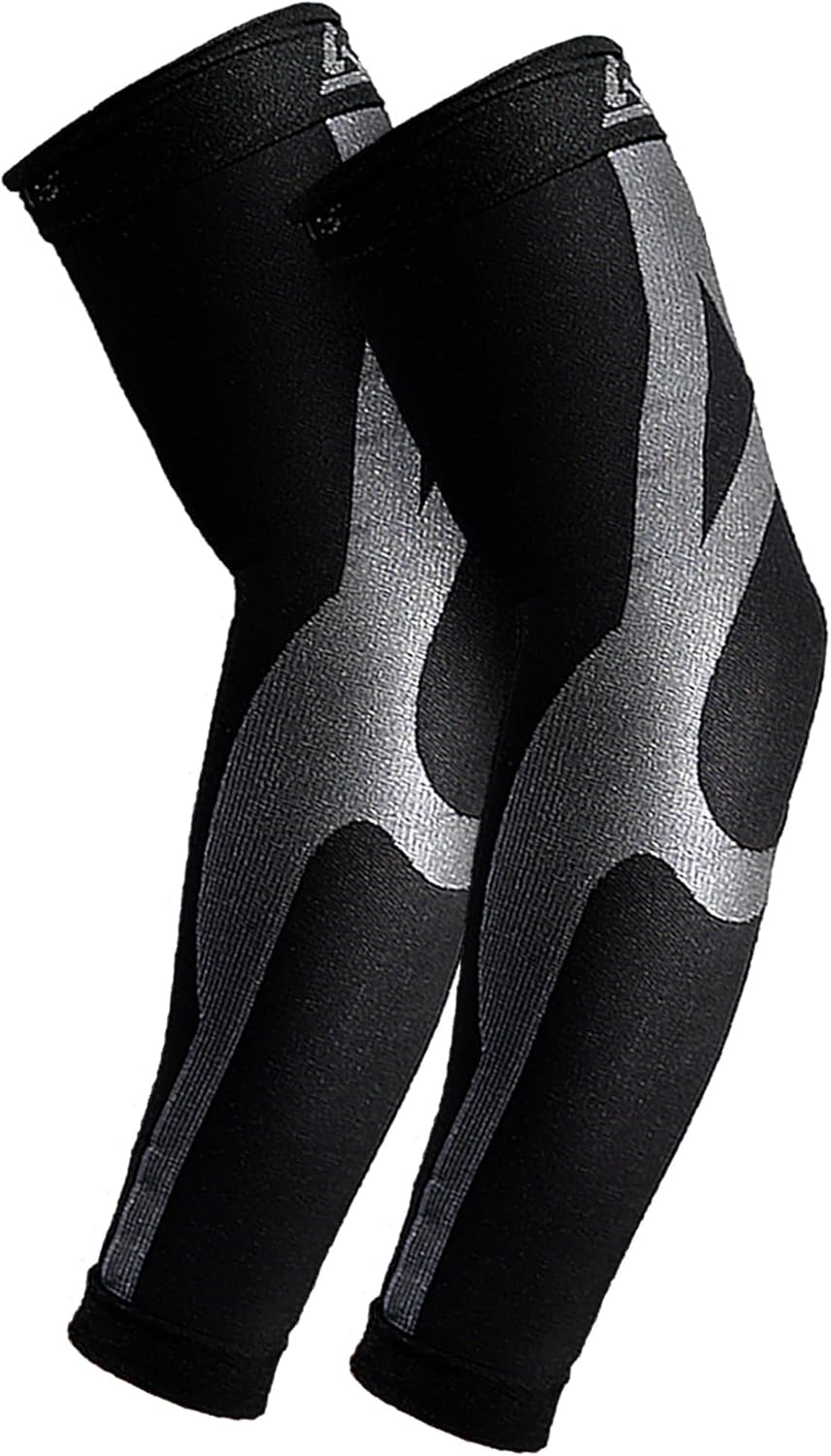 B-Driven Sports Graduated Compression Arm Sleeves, Medical Grade 20-30mmHg, For Baseball, Basketball, and more - 4 Colors