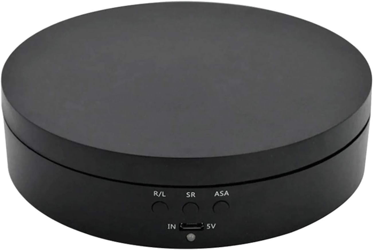 Motorized Rotating Display Stand, 360 Degree Electric Rotating Turntable for Photography Products Display, Jewelry, Watch,...