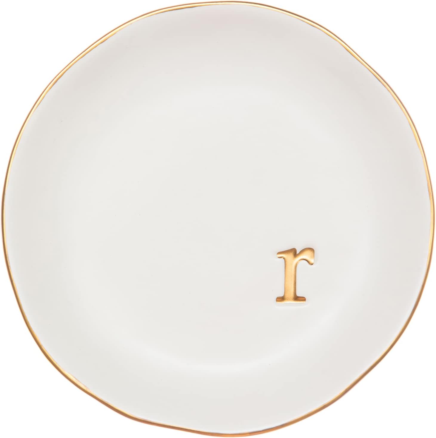 COLLECTIVE HOME - Ceramic Jewelry Tray, Decorative Trinket Dish for Rings Earrings Necklaces Bracelet Watch Keys, Birthday...