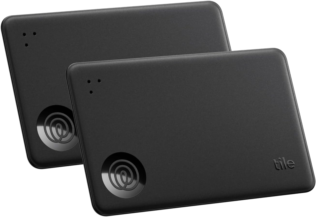 Tile by Life360 Slim (2024) - Wallet Finder, Bluetooth Tracker and Item Locator for Luggage Tags, Passports and More. Both...