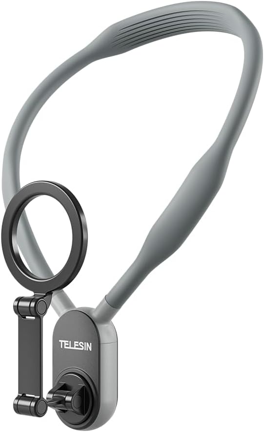 TELESIN Magnetic Neck Mount for Phones, Neck Cell Phone Holder POV/Vlog Selfie Mount Hand Free Phone Neck Holder Chest Sta...