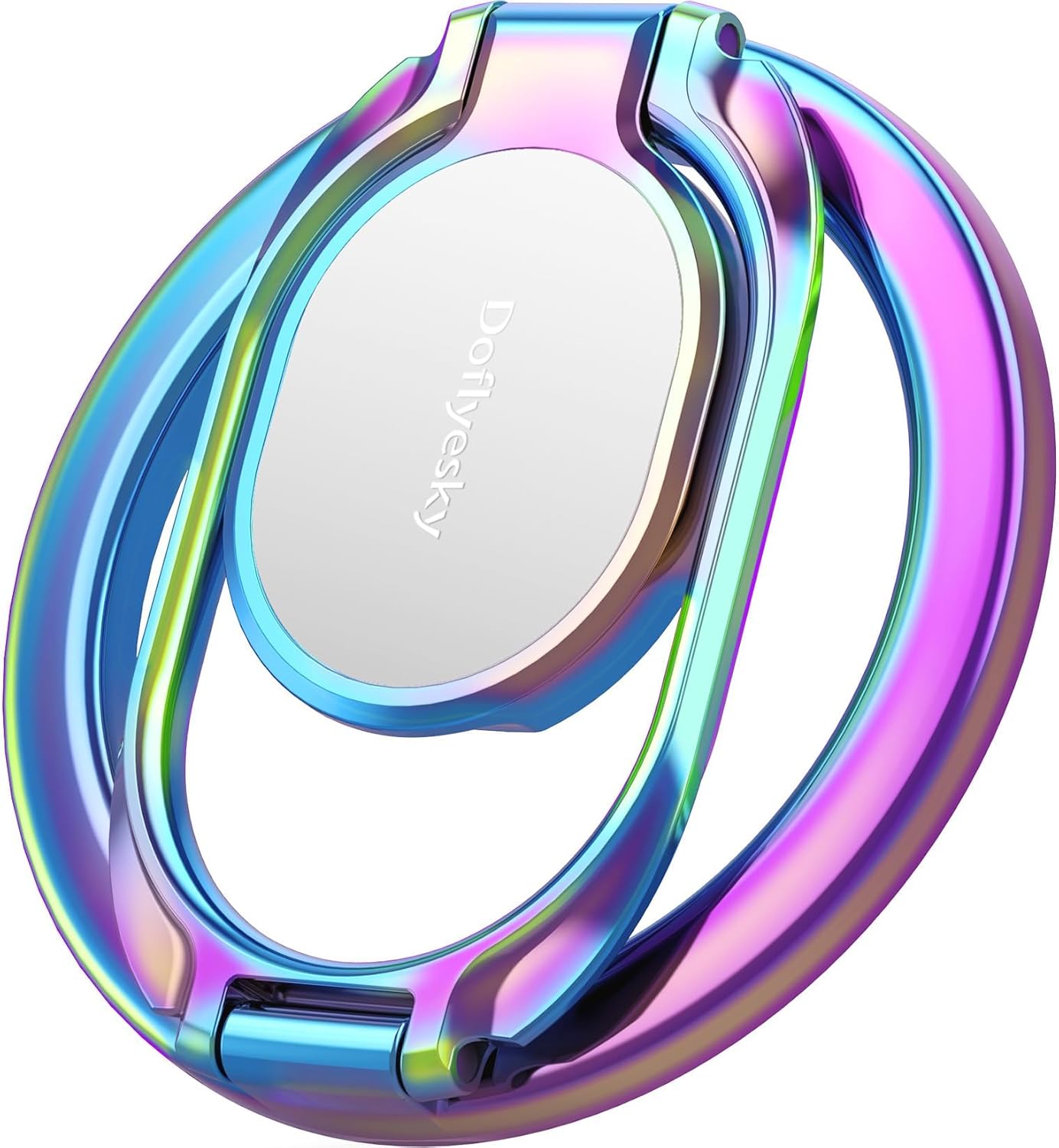 Doflyesky Magnetic Phone Ring Holder with Magsafe, Double Adjustable Gym Finger Ring Grip, Removable Phone Grip, for iPhon...