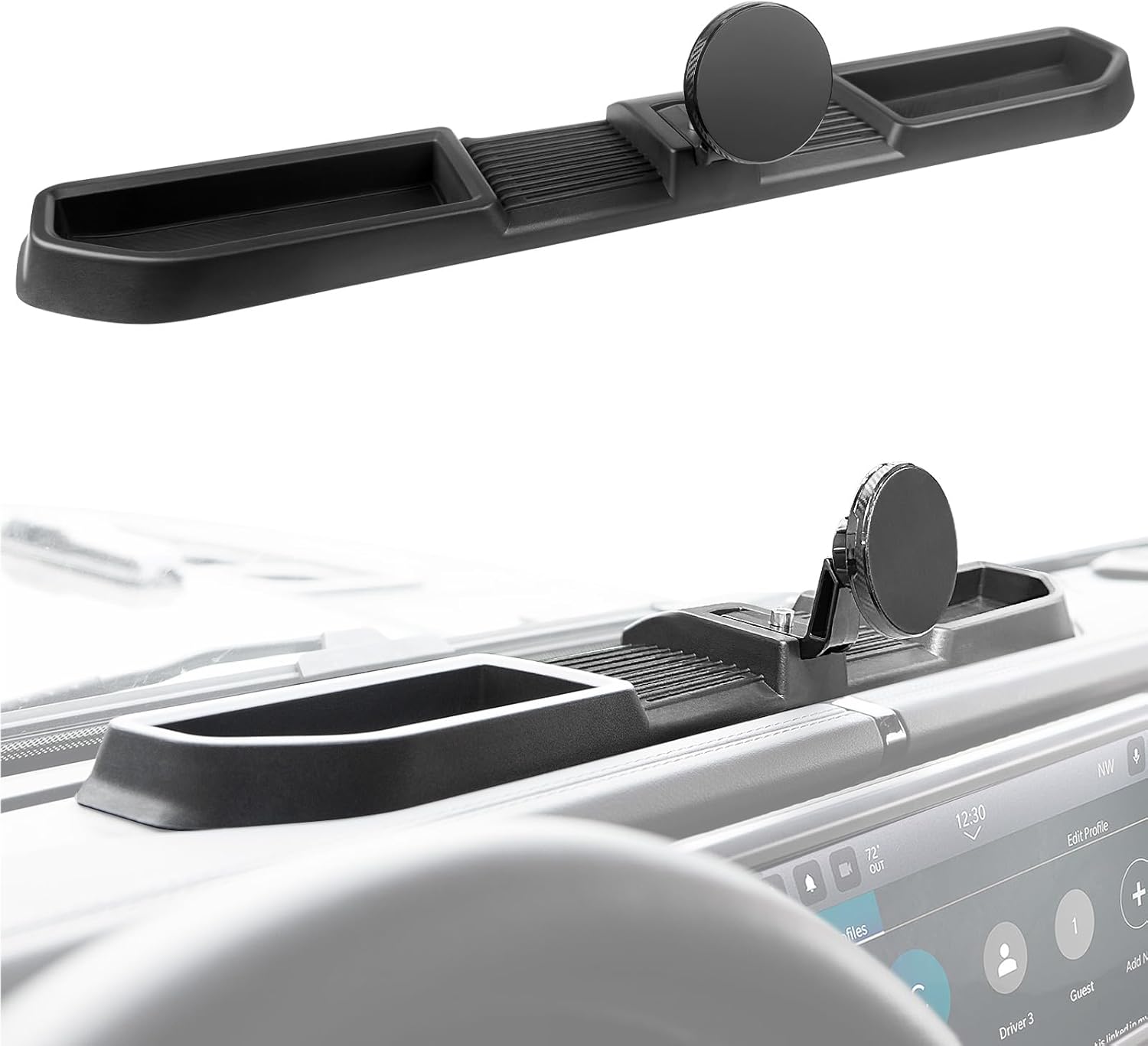 Utiiy Magnetic Phone Mount Holder Fit for 2018-2023 Jeep Wrangler JL JLU&Gladiator JT Car Dashboard Multi-Mount Phone Hold...