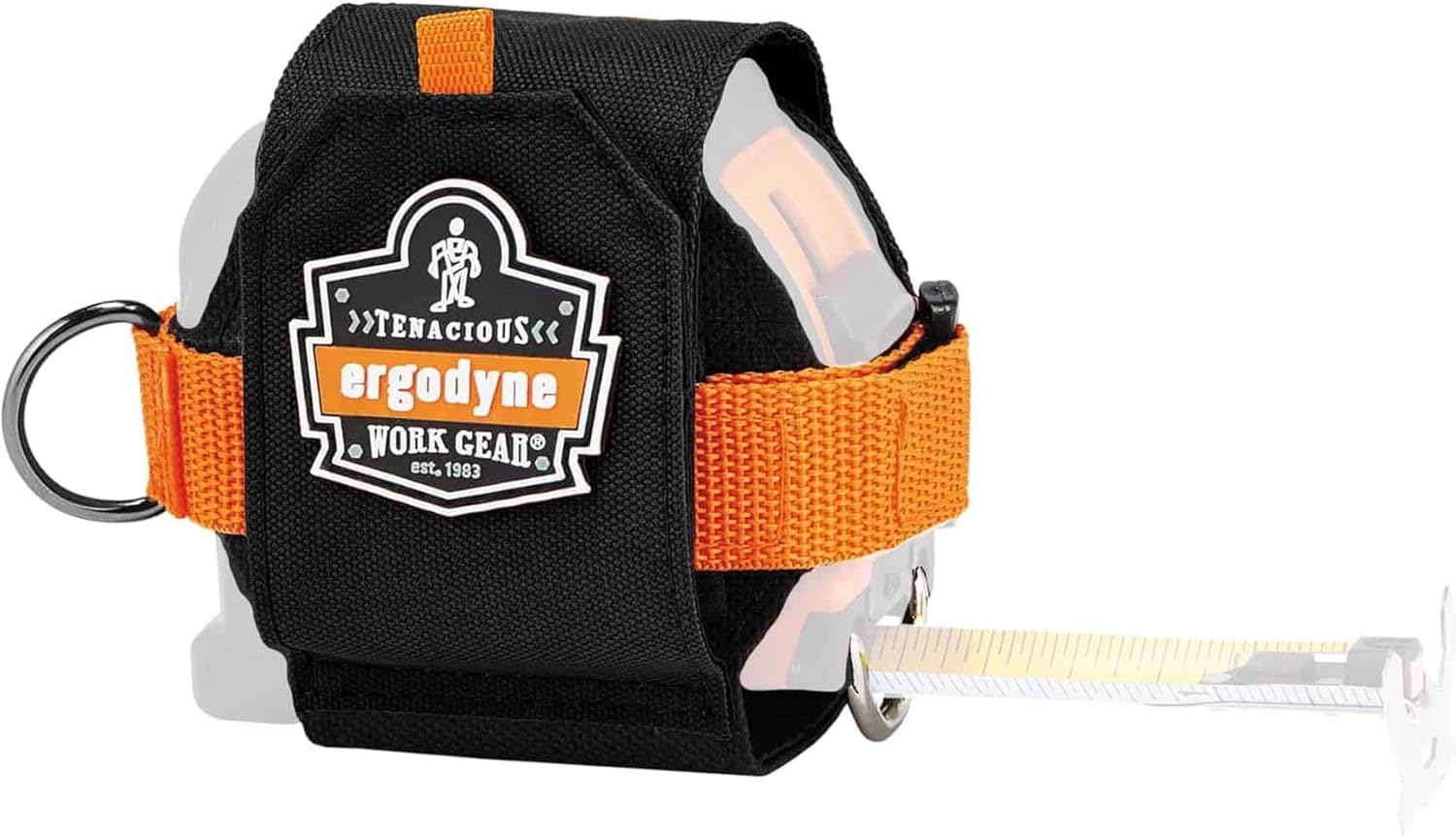 Ergodyne Squids 3770XL Tape Measure Holder with Belt Clip Black, Extra Large