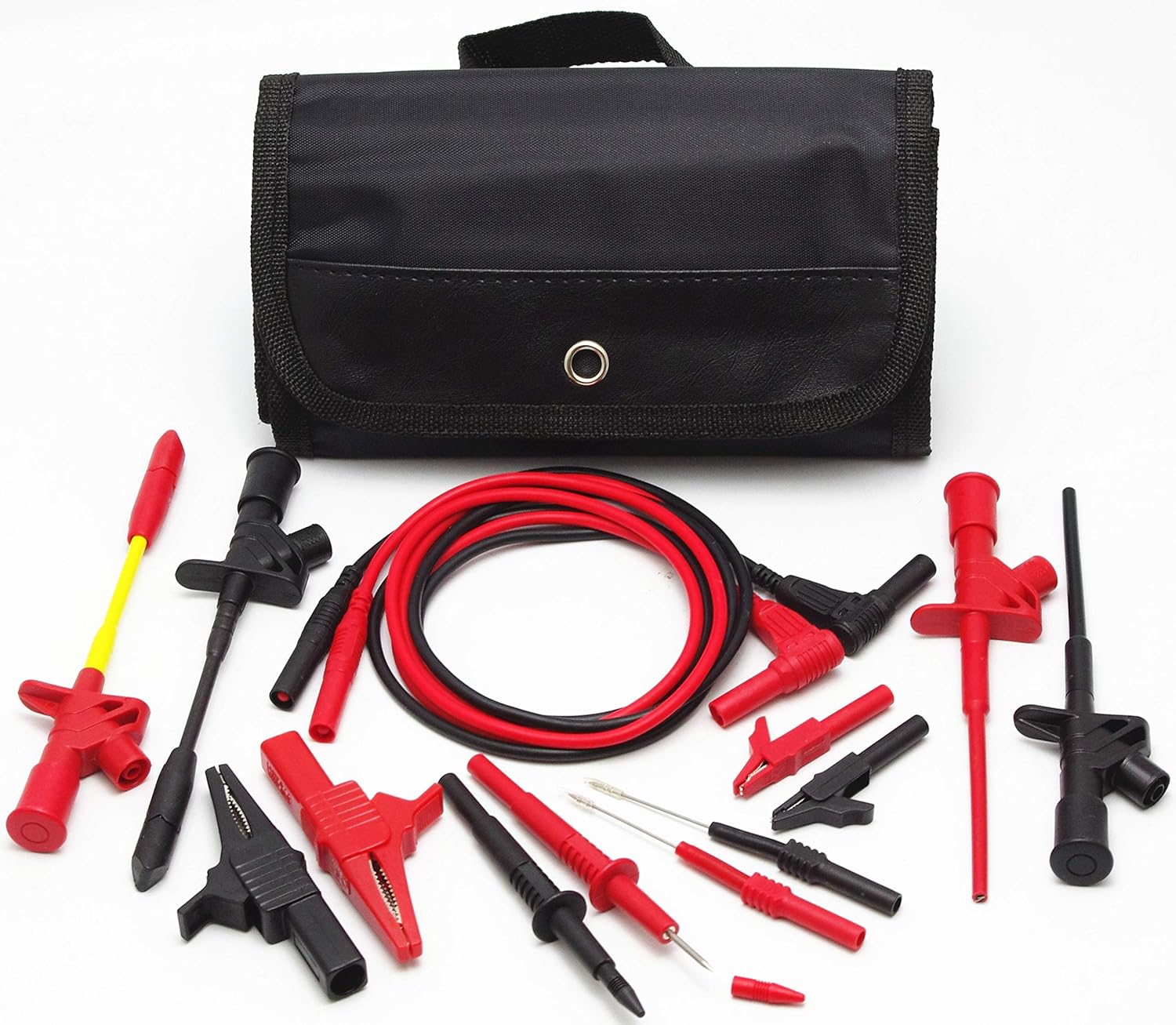 TestHelper TH-16-KIT Whole Set Multimeter Test Lead Kits Set Essential Automotive Electronic Connectors Cables Hand Tool B...