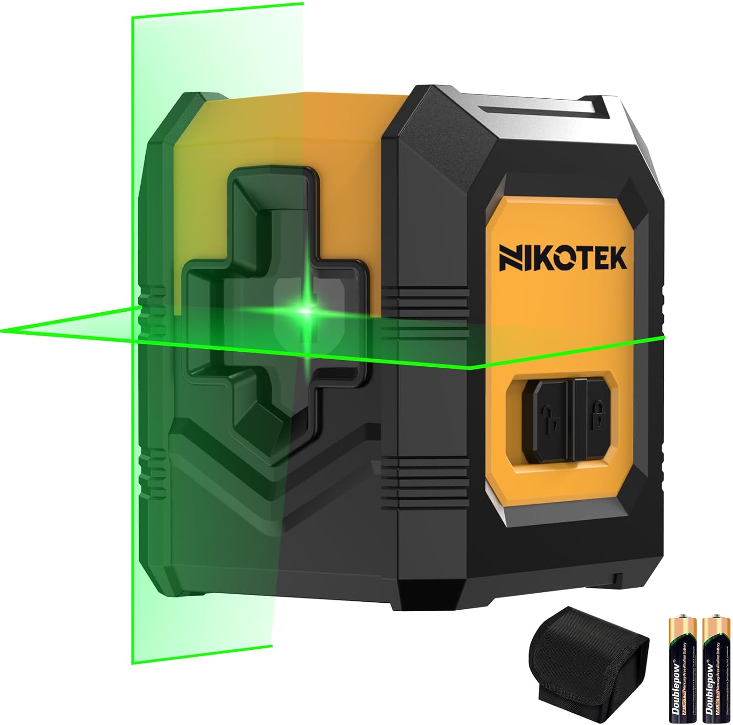 Nikotek Laser Level with Tripod, Self-Leveling Green Beam Horizontal and Vertical Cross-Line Laser for Home Decoration Car...