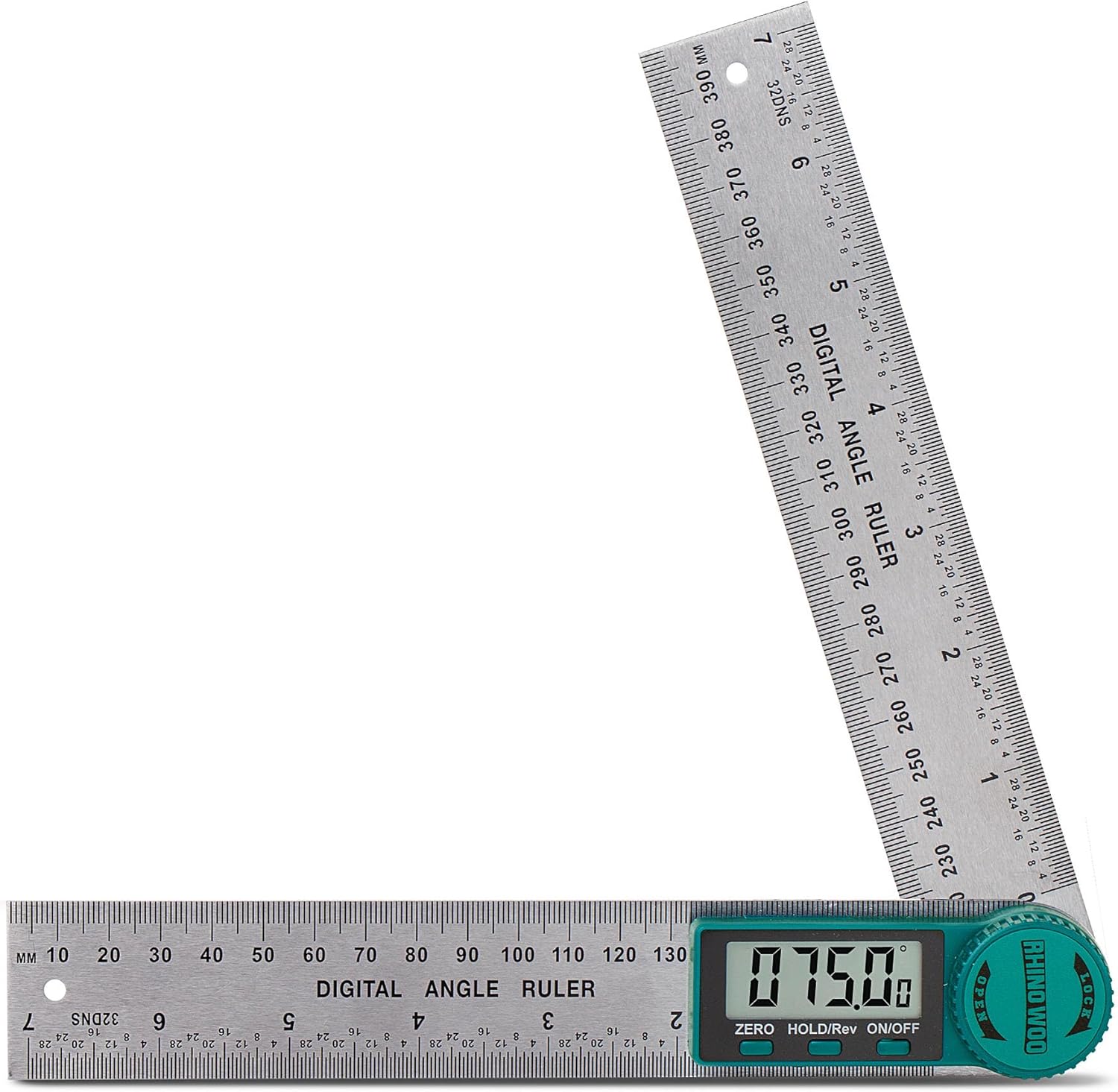 Digital Angle Finder Protractor, Angle Finder Ruler with 7inch/200mm, Angle Measuring Tool for Woodworking/Carpenter/Const...